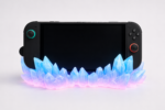 Rainbow Glow Crystal Dock Cover for Nintendo Switch 2 – 3D Printed